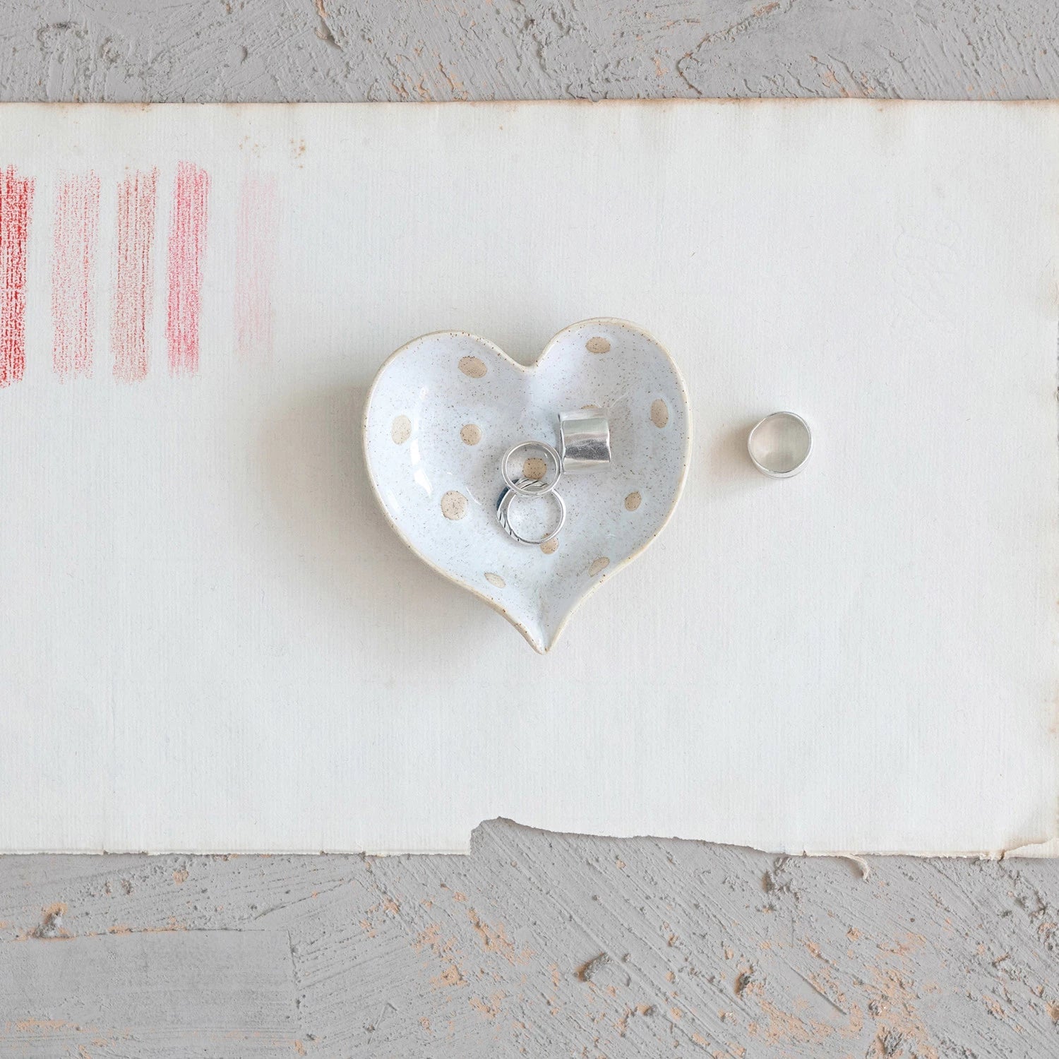 Stoneware Heart Dish - Ballyhoo Boutique and Gift