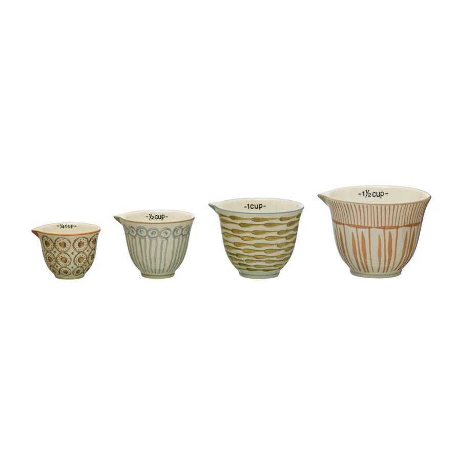 Stoneware Measuring Cup S/4 - Ballyhoo Boutique and Gift