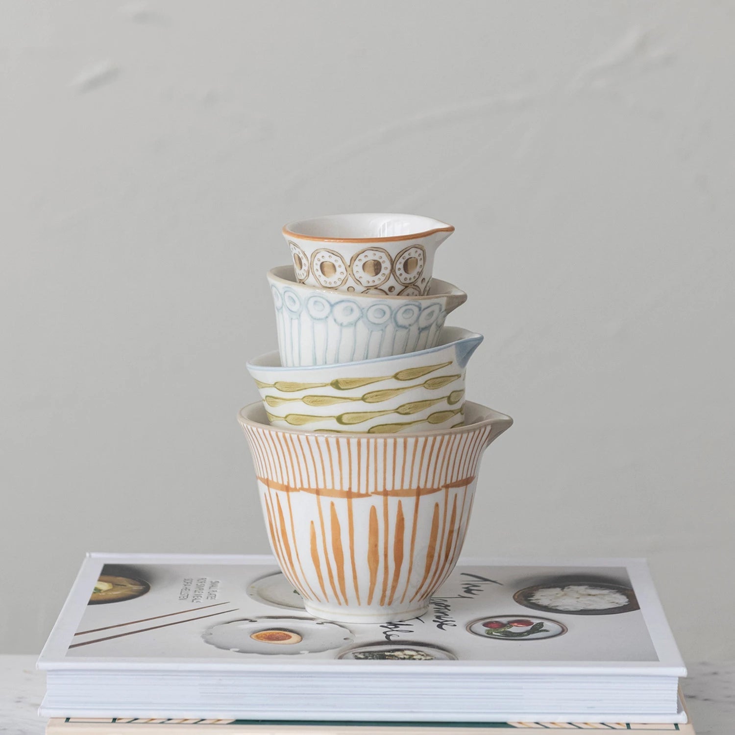 Stoneware Measuring Cup S/4 - Ballyhoo Boutique and Gift