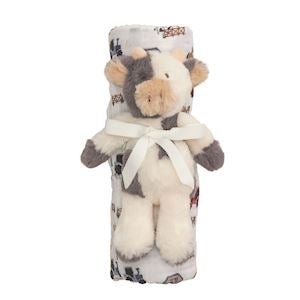Swaddle & Rattle Set - Ballyhoo Boutique and Gift
