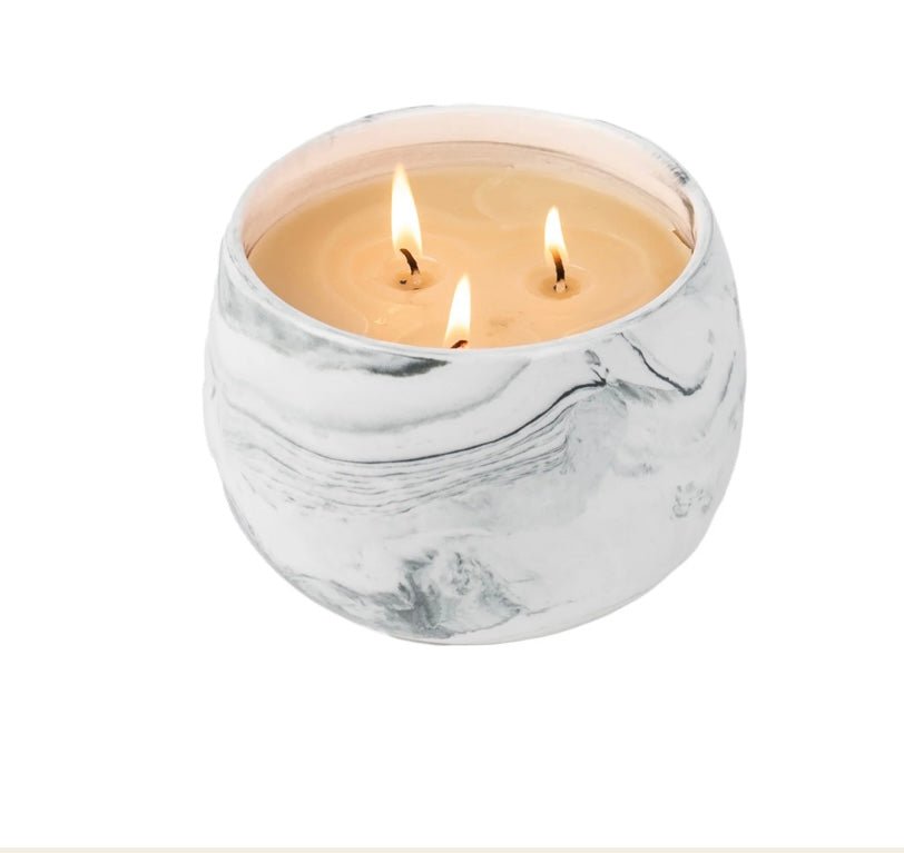 Sweet Grace Marble Candle 050 - Ballyhoo Boutique and Gift