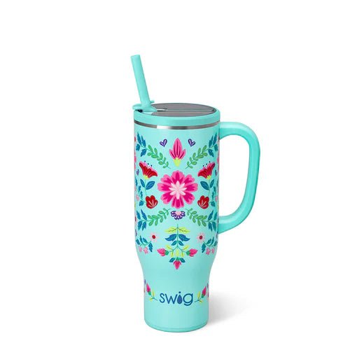 Swig Flora Azul - Ballyhoo Boutique and Gift