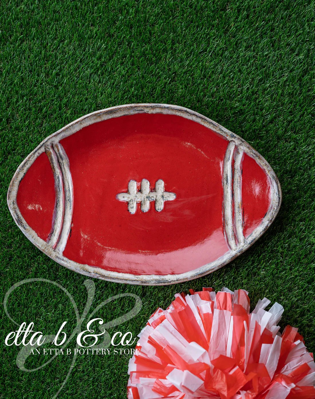 Tailgate Football Platter - Ballyhoo Boutique and Gift