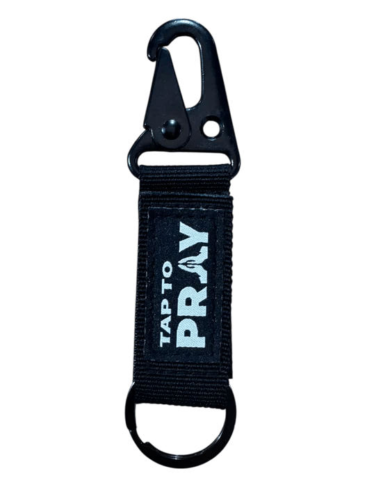 Tap to Pray Tactical Keychain - Ballyhoo Boutique and Gift