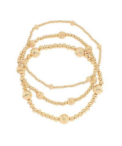 Textured Ball Bracelet - Ballyhoo Boutique and Gift