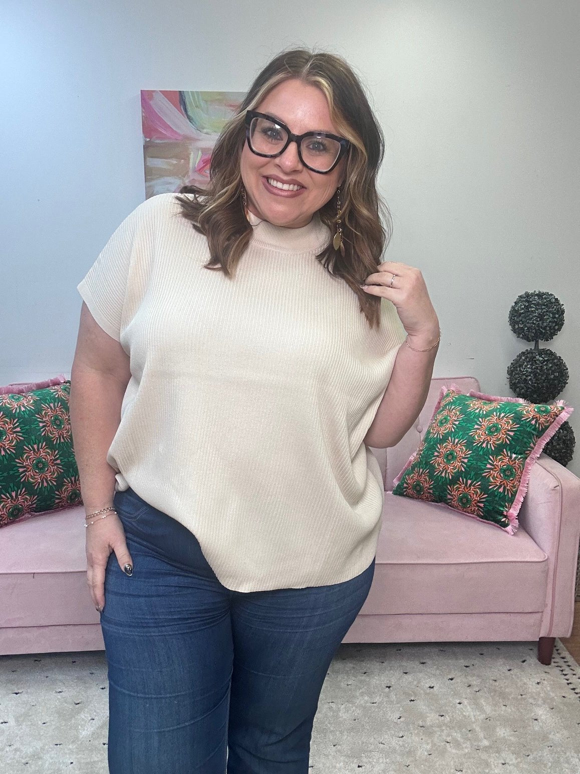 The Boxy Sweater - Ballyhoo Boutique and Gift