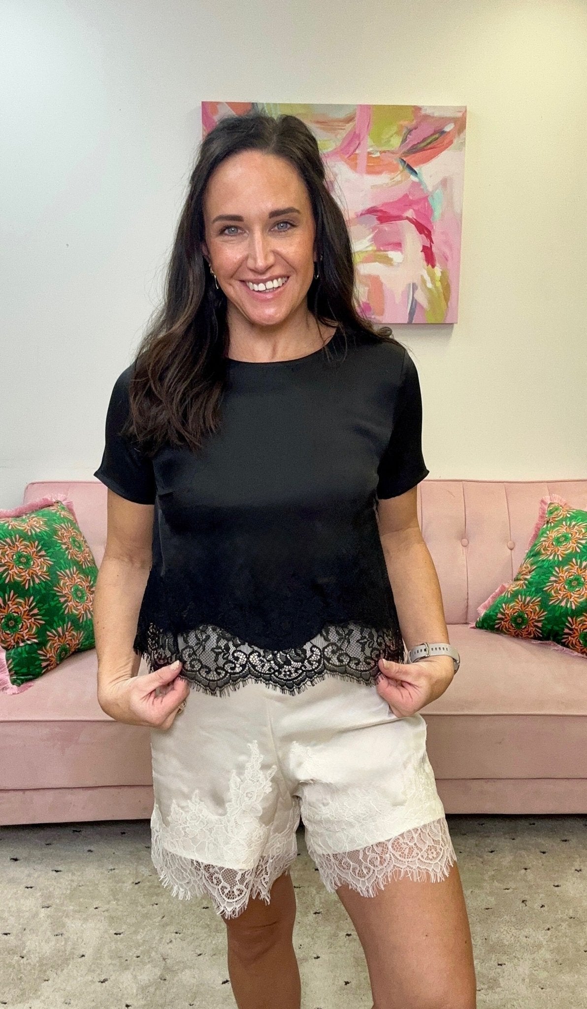 The Lacey Top - Ballyhoo Boutique and Gift