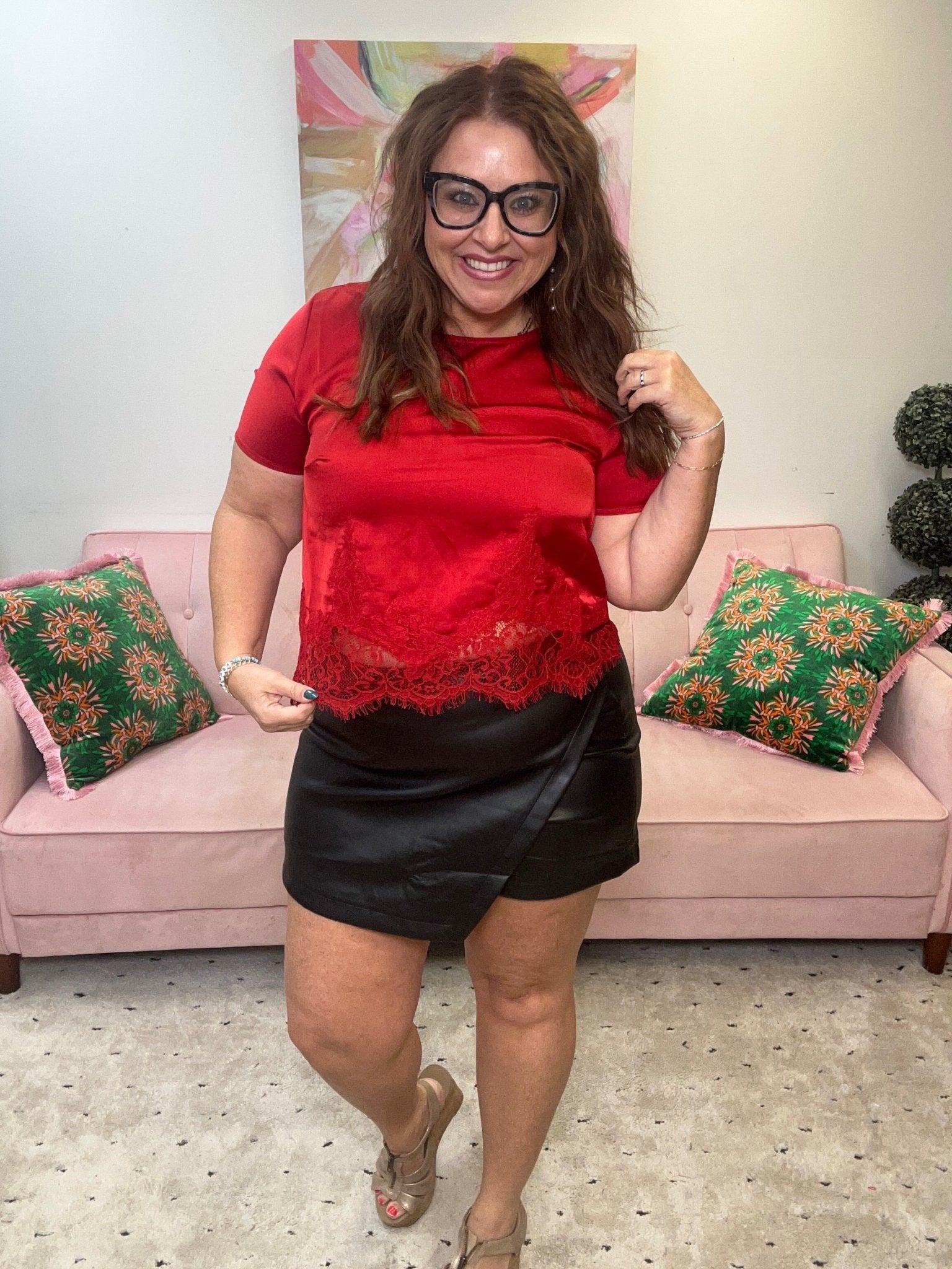 The Lacey Top - Ballyhoo Boutique and Gift