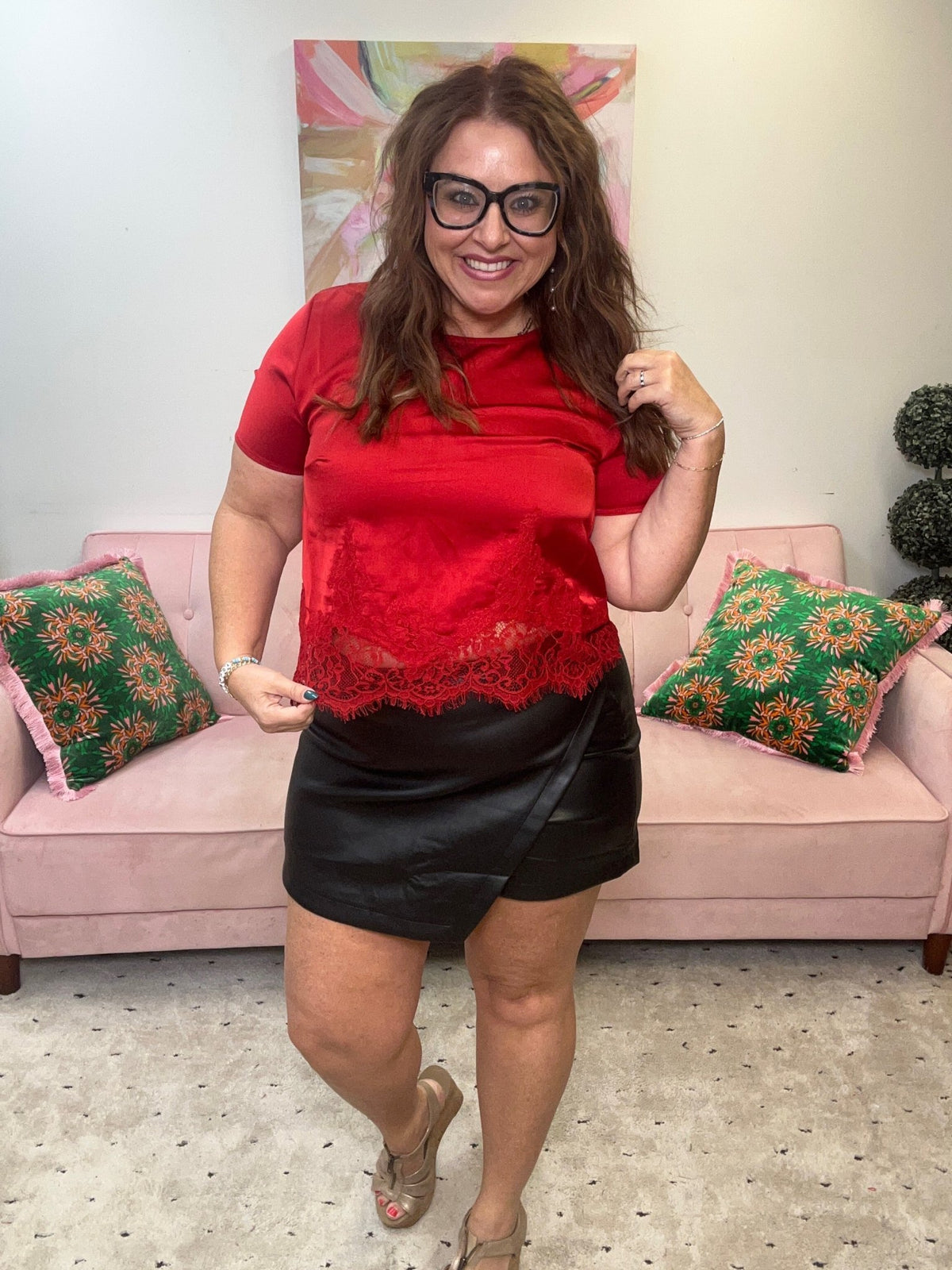 The Lacey Top - Ballyhoo Boutique and Gift
