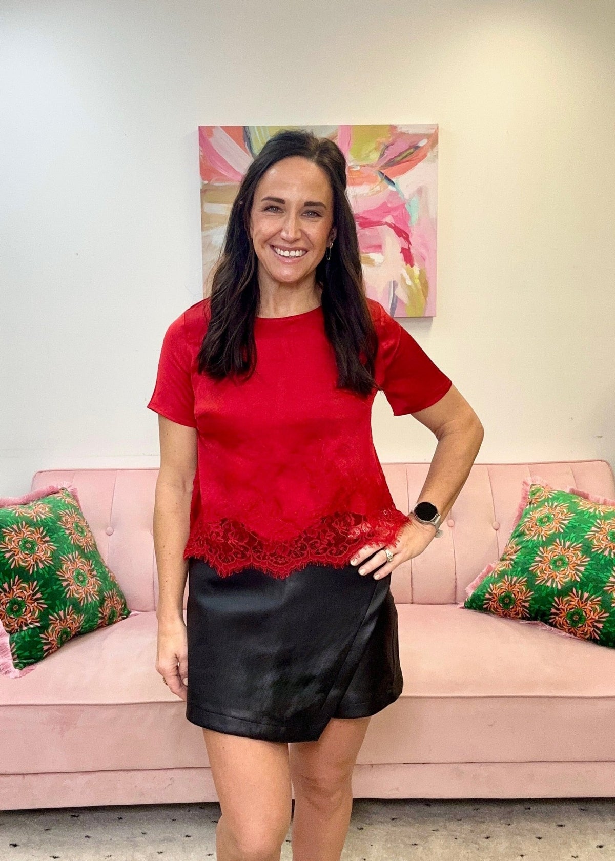 The Lacey Top - Ballyhoo Boutique and Gift