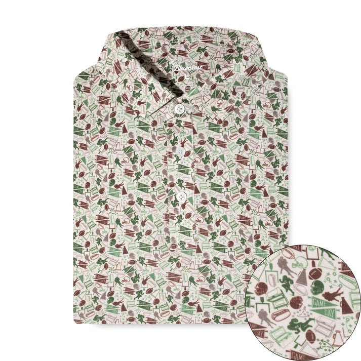 The Pigskin Performance Polo - Ballyhoo Boutique and Gift