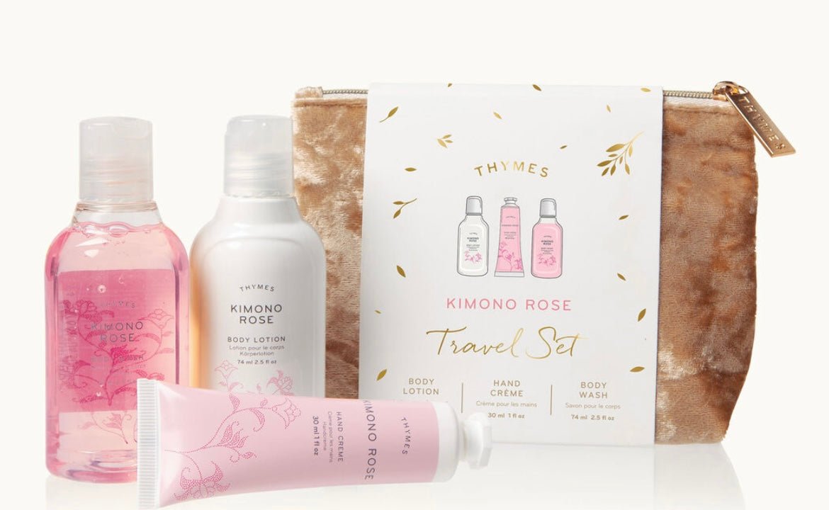 Thymes Travel Set w/ Beauty Bag - Ballyhoo Boutique and Gift