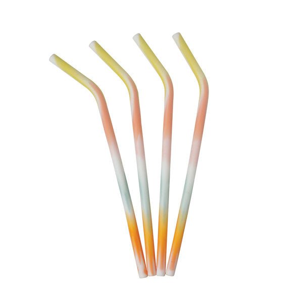 Tie Dye Silicone Straws - Ballyhoo Boutique and Gift