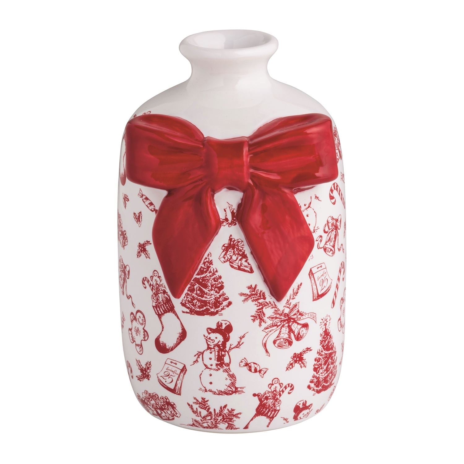 Toile Bud Vase - Ballyhoo Boutique and Gift