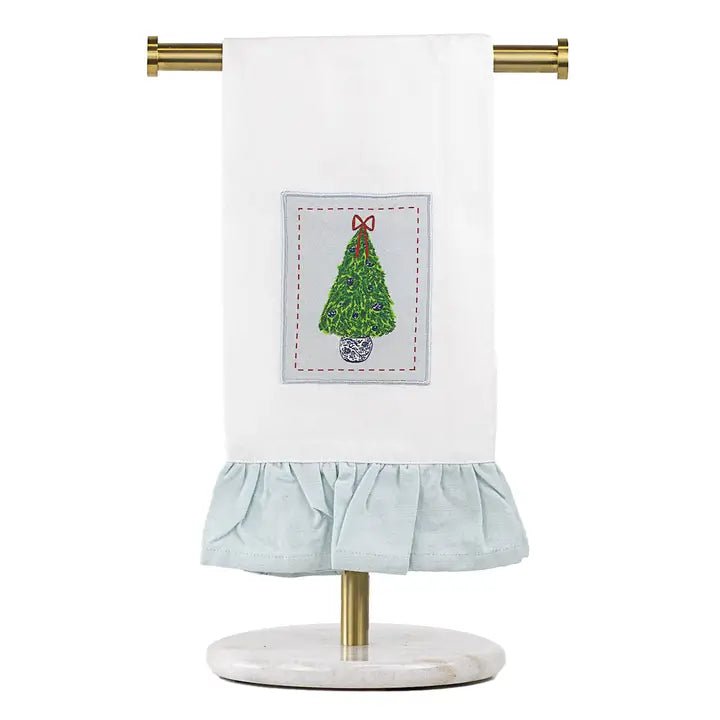 Topiary Ruffle Hand Towel - Ballyhoo Boutique and Gift