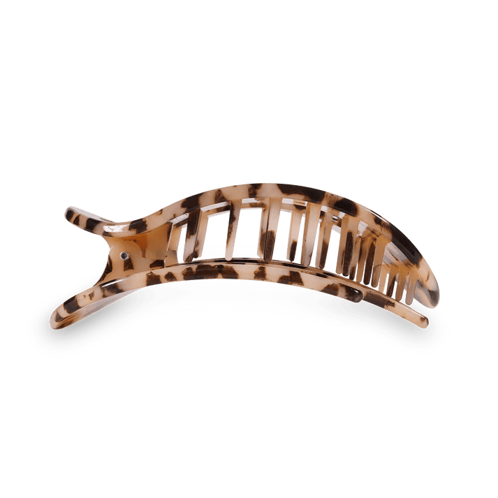 Tortoise Large Flat Clip - Ballyhoo Boutique and Gift