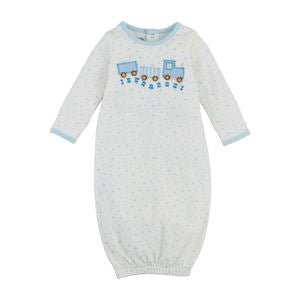 Train Applique Gown - Ballyhoo Boutique and Gift