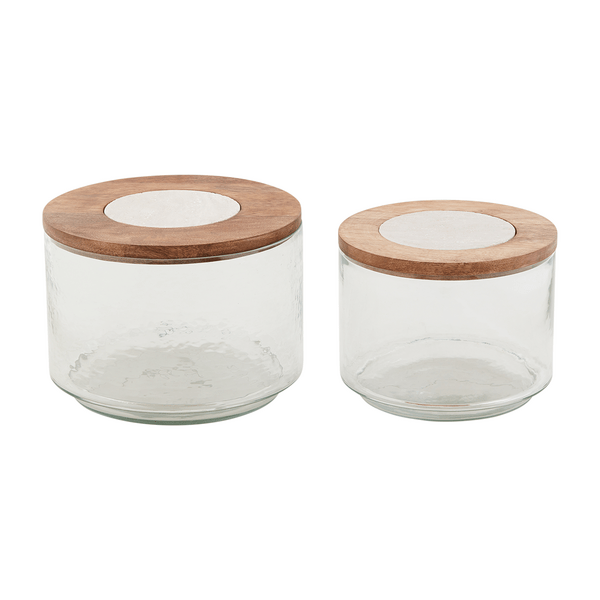 Travertine Lidded Bowl Set - Ballyhoo Boutique and Gift