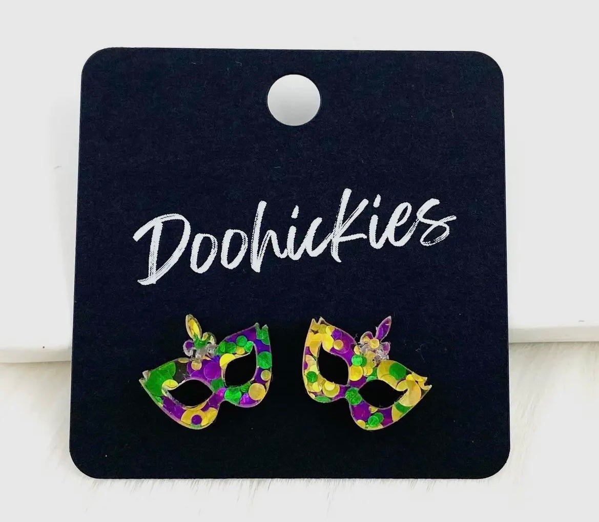Tween Mardi Gras Earrings - Ballyhoo Boutique and Gift
