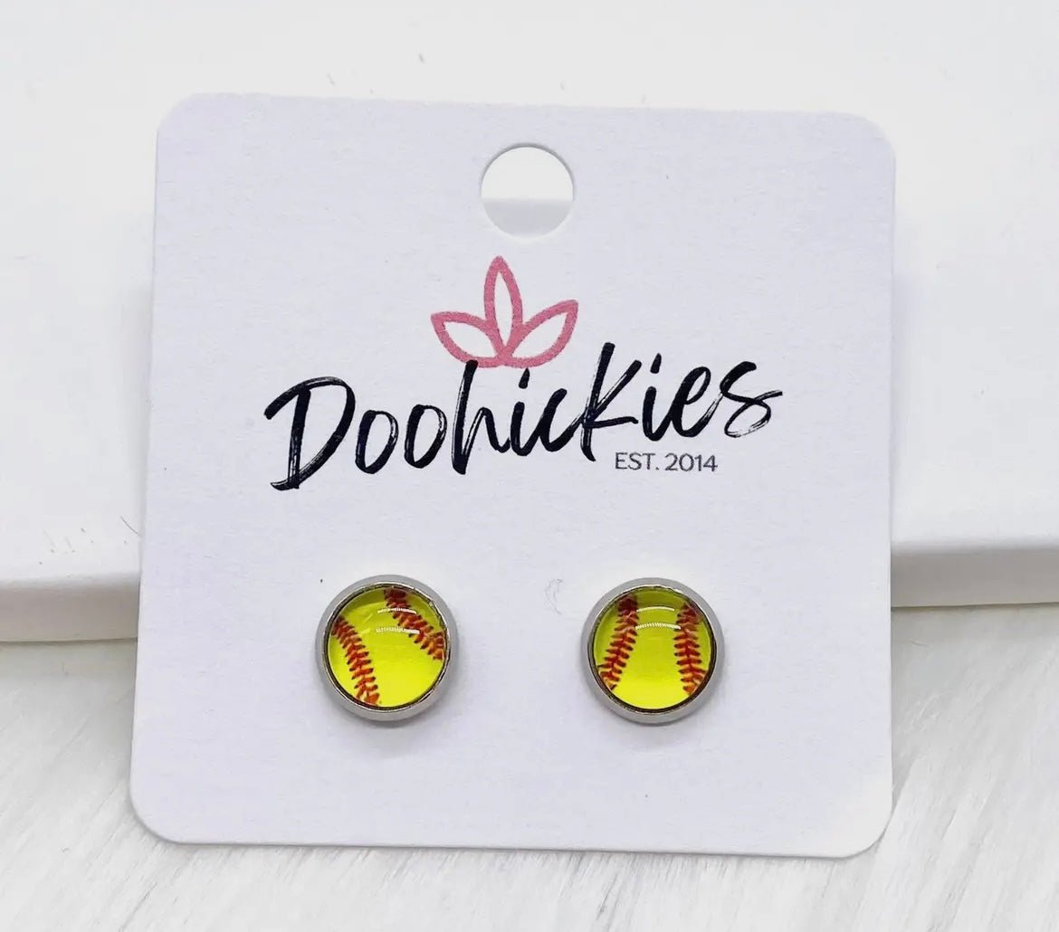 Tween Sports Earrings - Ballyhoo Boutique and Gift
