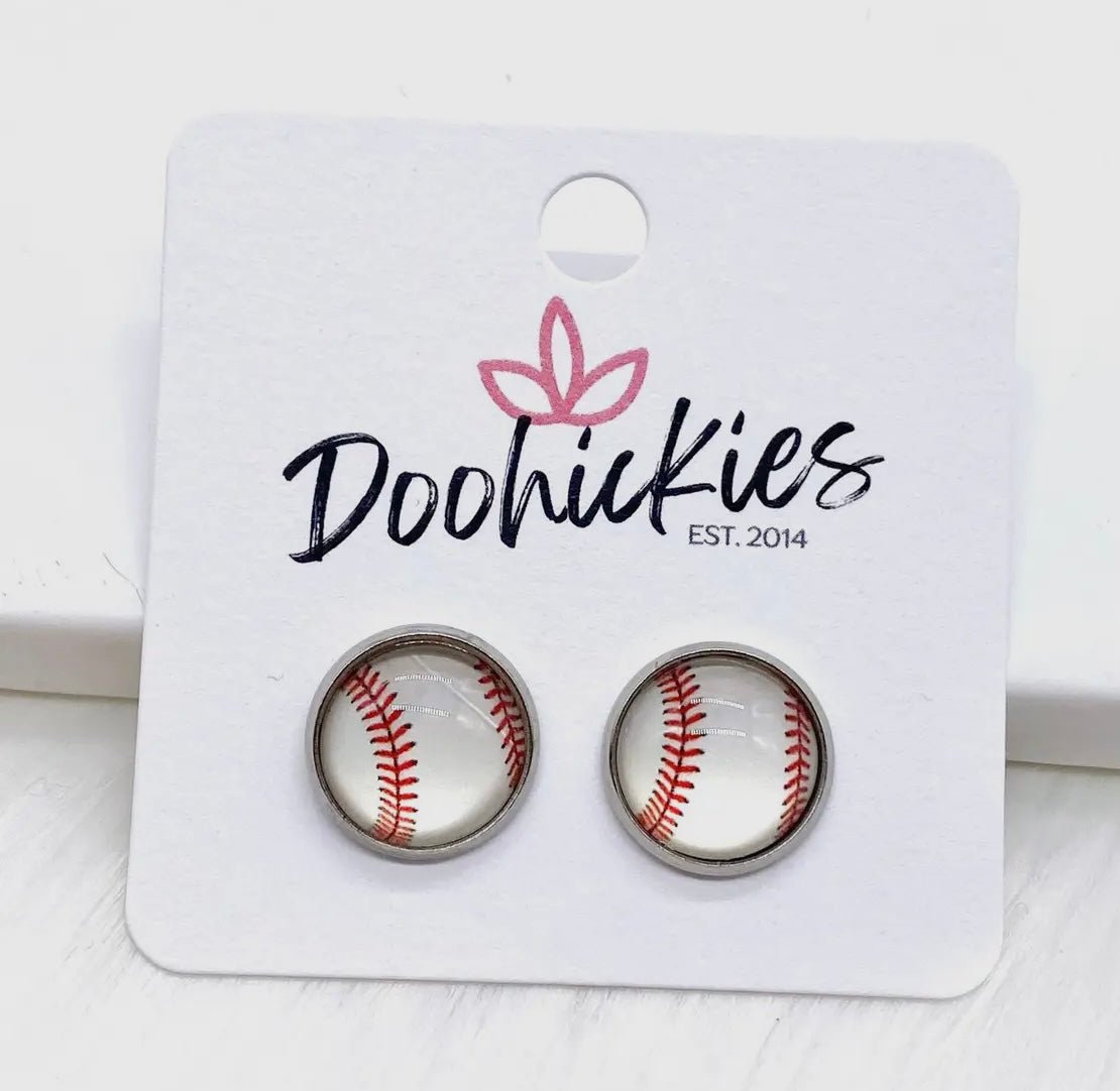 Tween Sports Earrings - Ballyhoo Boutique and Gift