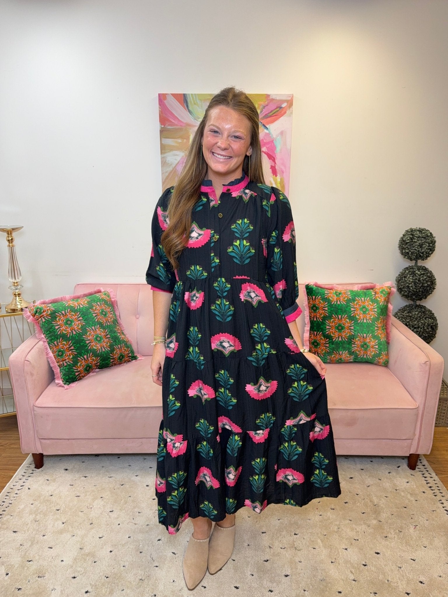 Twilight Gardens Dress - Ballyhoo Boutique and Gift