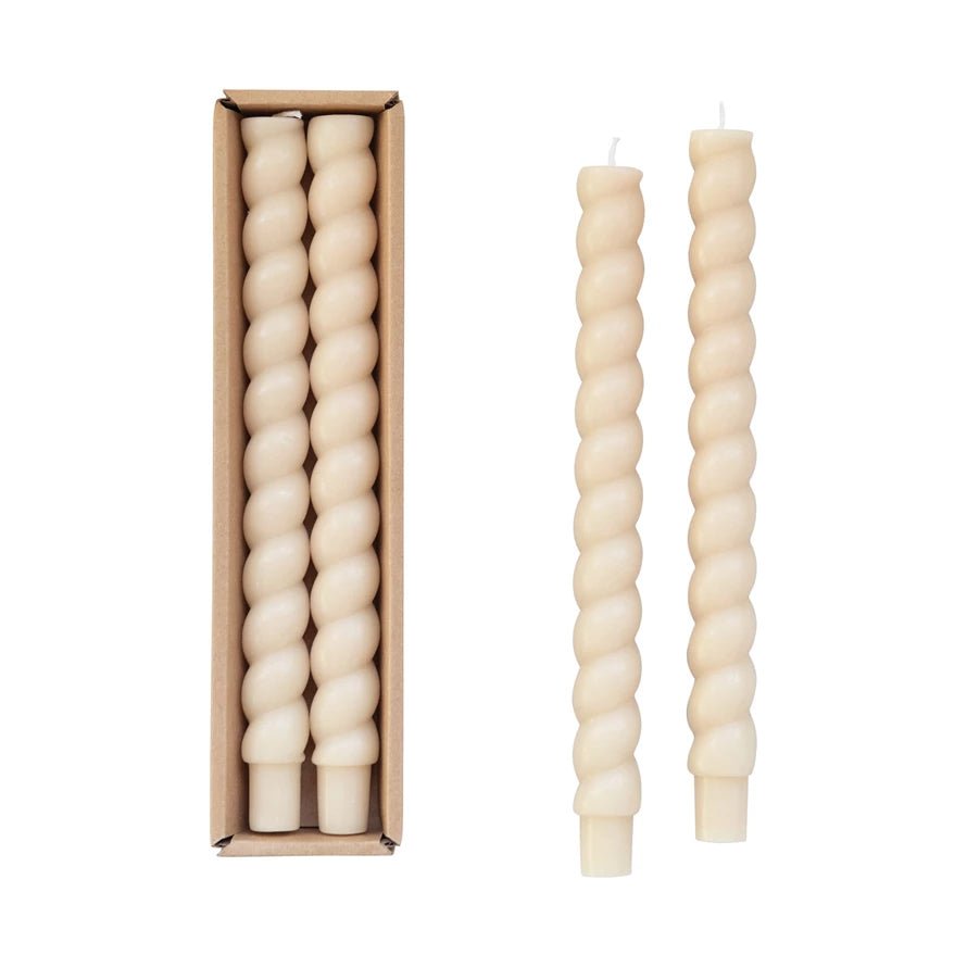 Twisted Taper Candle - Ballyhoo Boutique and Gift