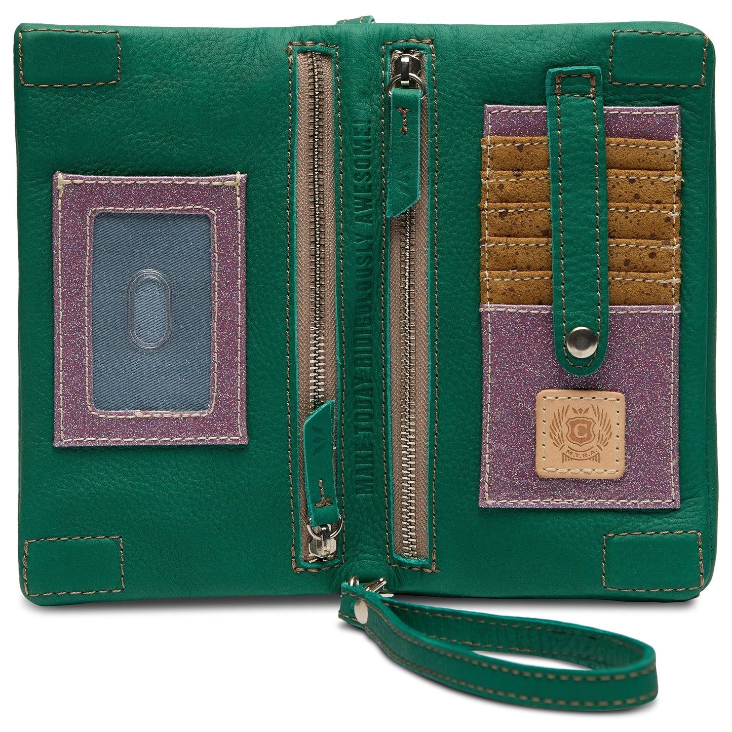Uptown Crossbody Teal - Ballyhoo Boutique and Gift