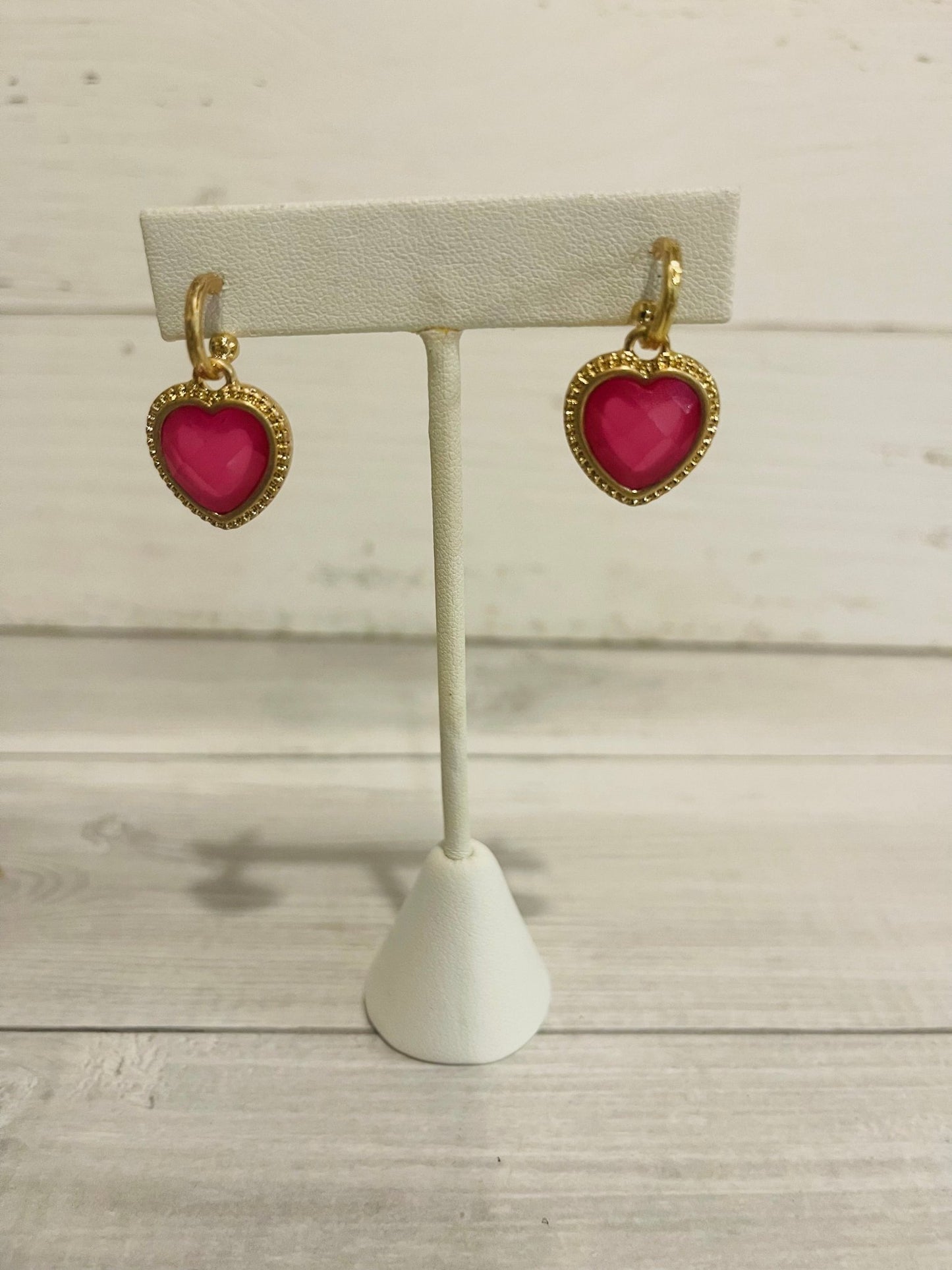 Vintage Heart Earrings - Ballyhoo Boutique and Gift