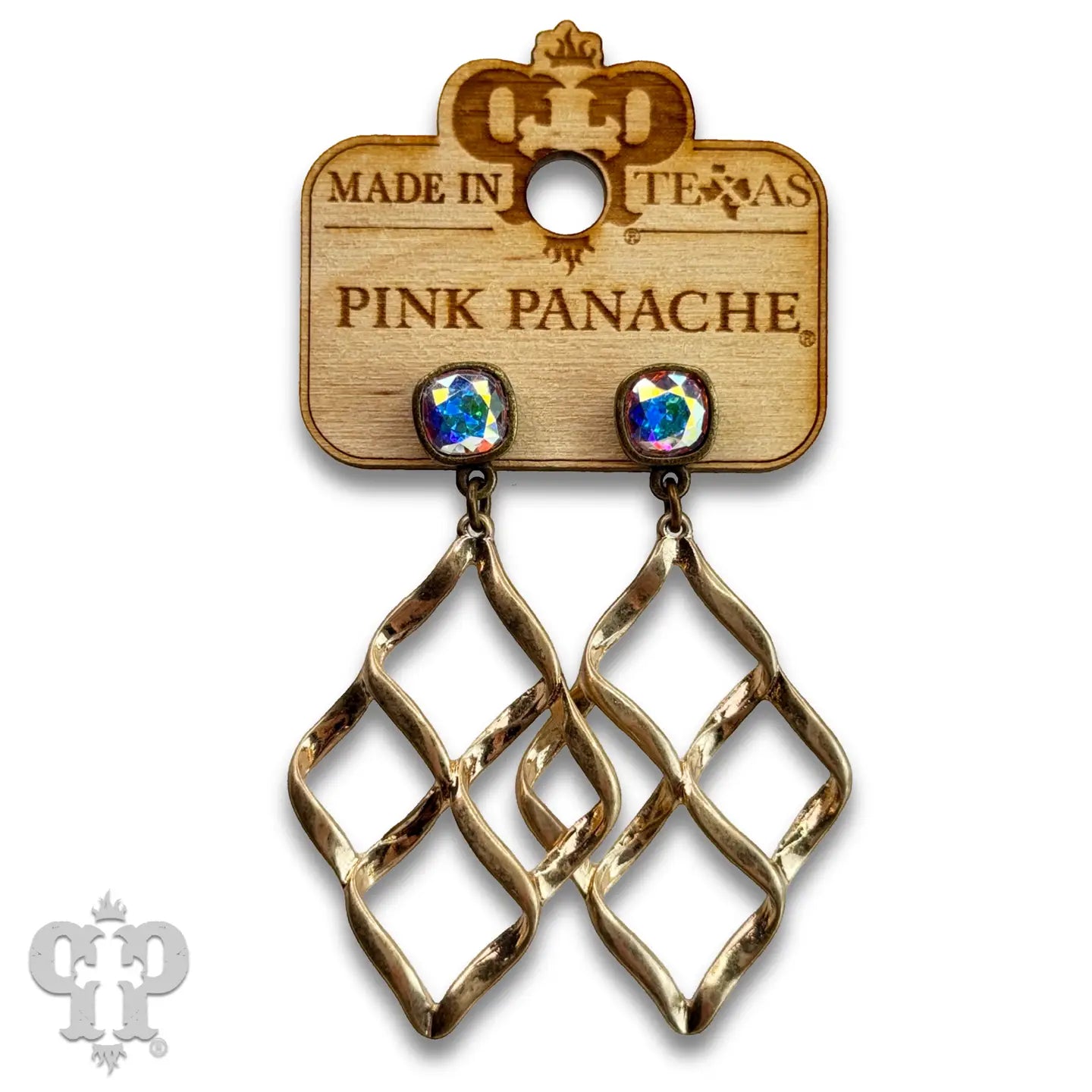 Waffle Teardrop Earring - Ballyhoo Boutique and Gift