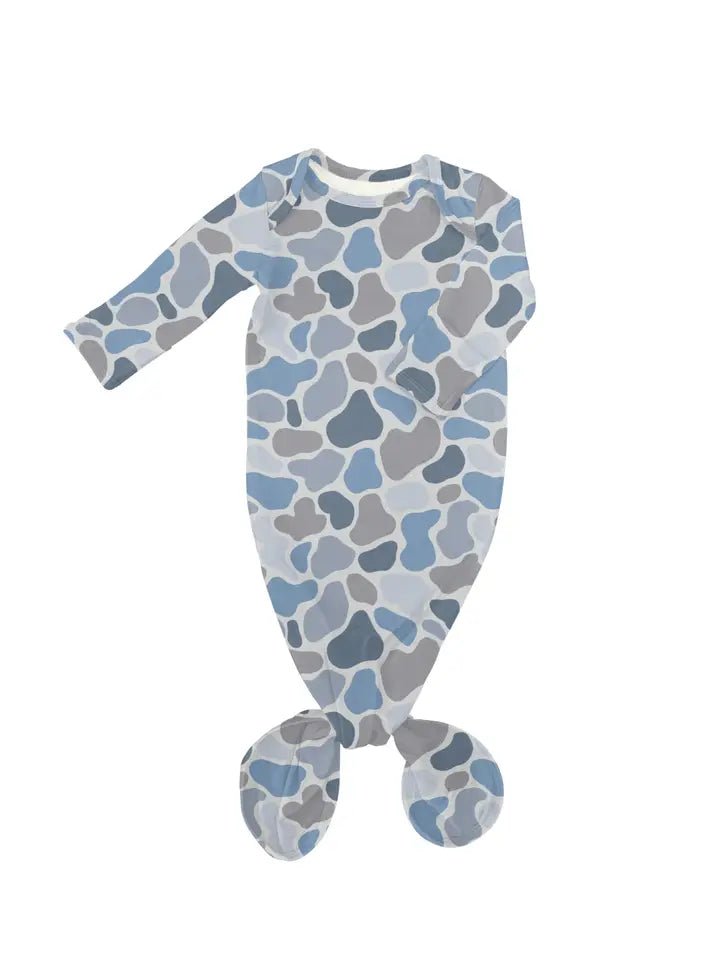 Watercolor Camo Knotted Gown - Ballyhoo Boutique and Gift