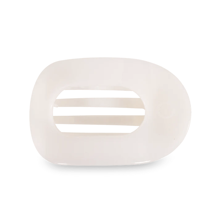 White Large Flat Clip - Ballyhoo Boutique and Gift