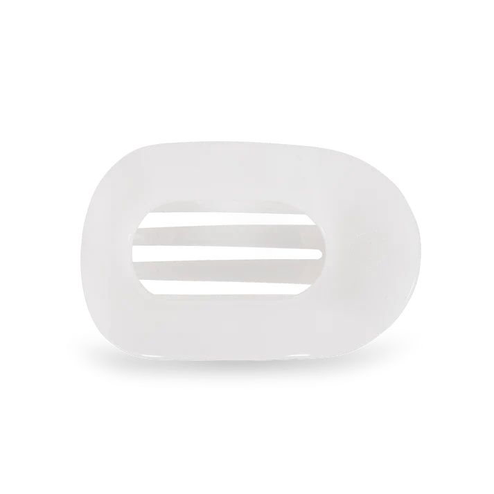 White Medium Flat Clip - Ballyhoo Boutique and Gift
