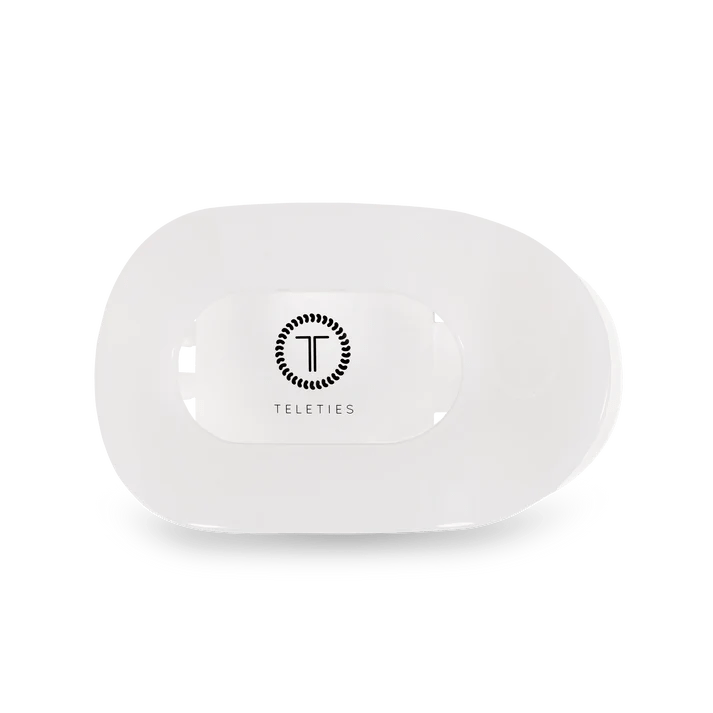 White Medium Flat Clip - Ballyhoo Boutique and Gift