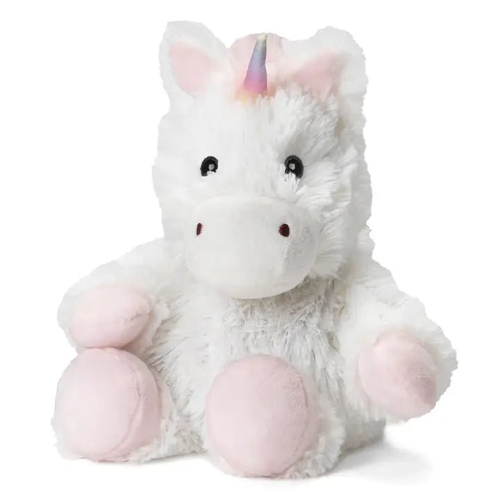White Unicorn Junior Warmies - Ballyhoo Boutique and Gift