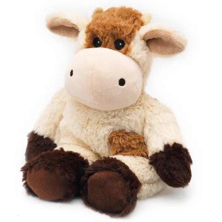 White&Brown Cow Warmie - Ballyhoo Boutique and Gift