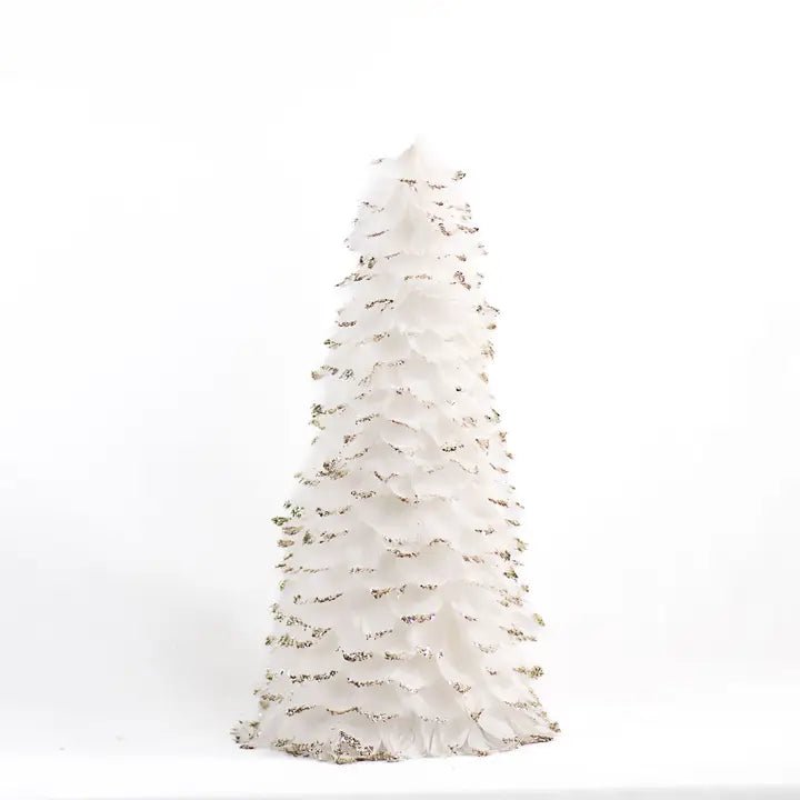 White/Gold Feather Trees - Ballyhoo Boutique and Gift