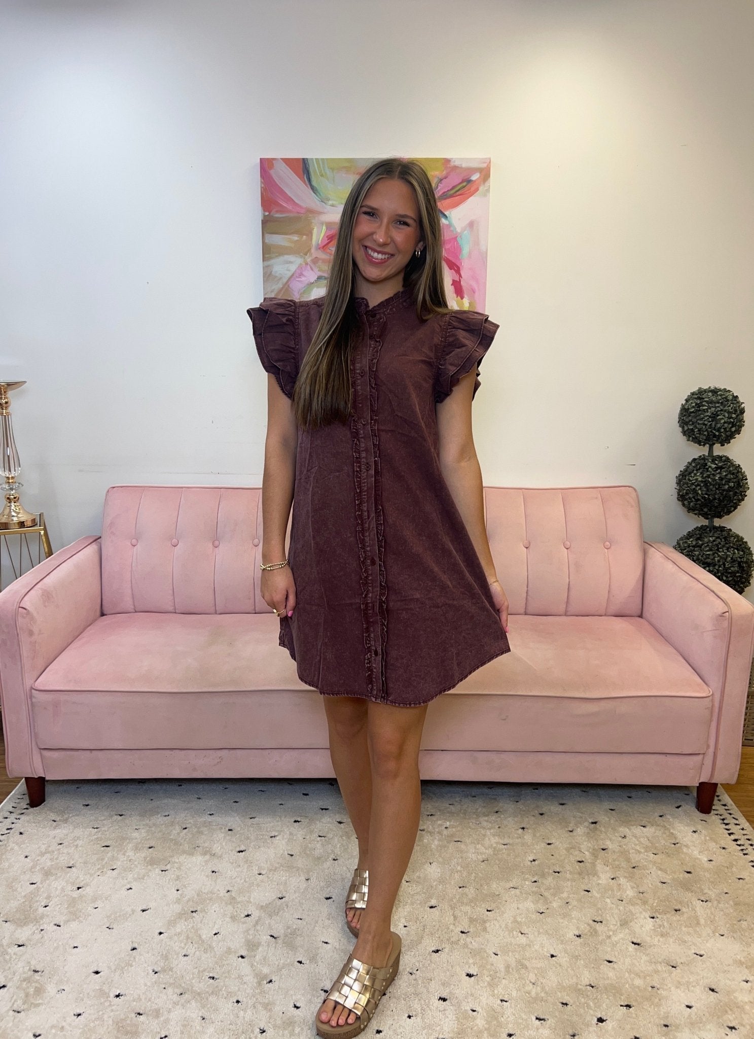 Wine Down Dress - Ballyhoo Boutique and Gift
