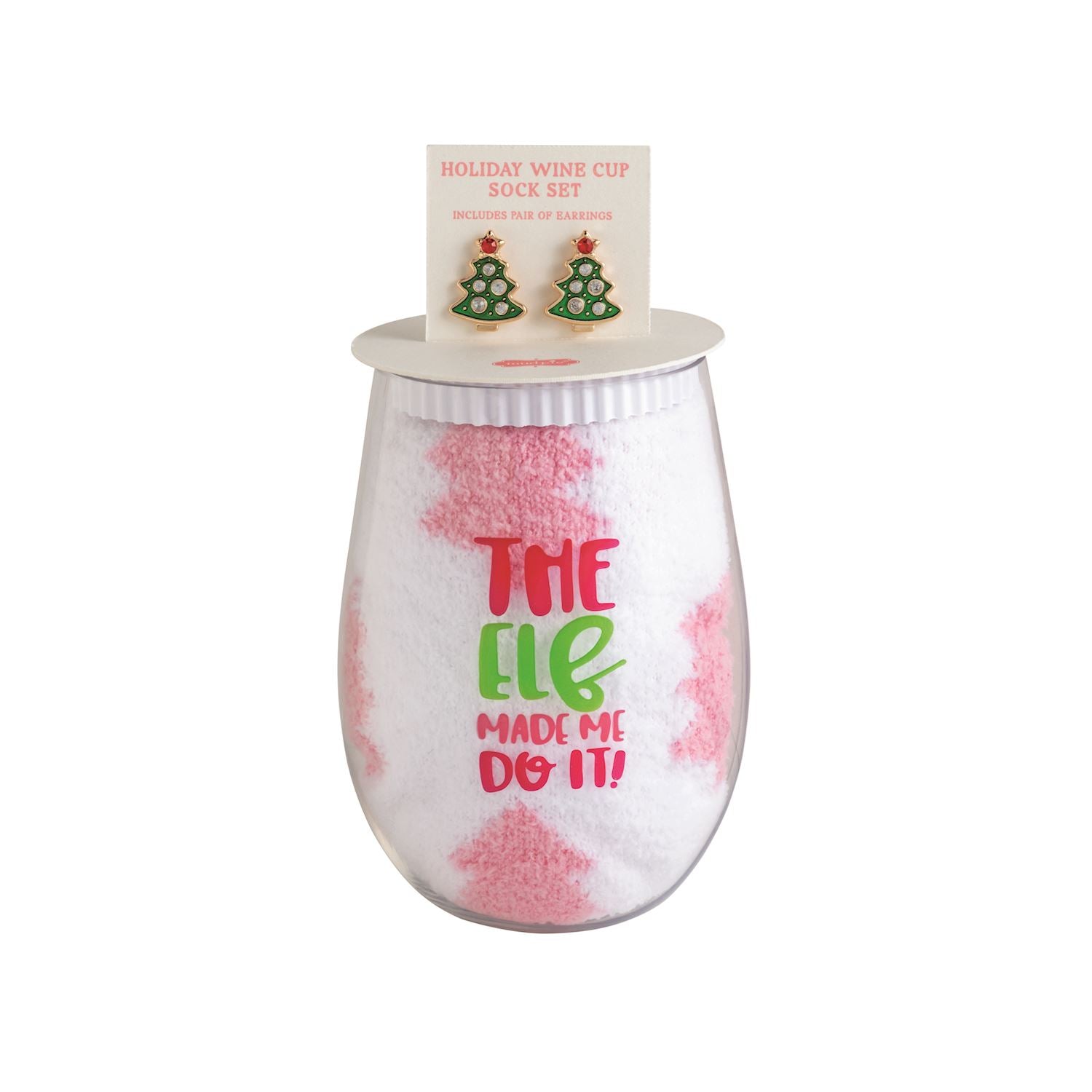Wine, Earring, & Sock Set - Ballyhoo Boutique and Gift