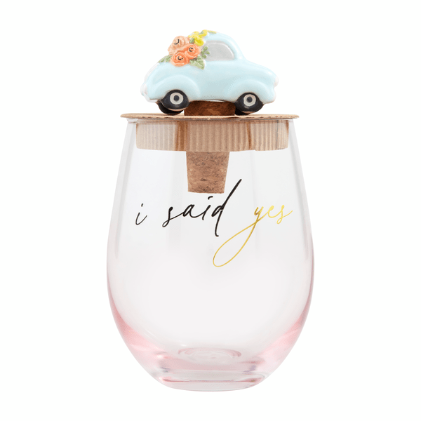 Wine glasses wedding - Ballyhoo Boutique and Gift