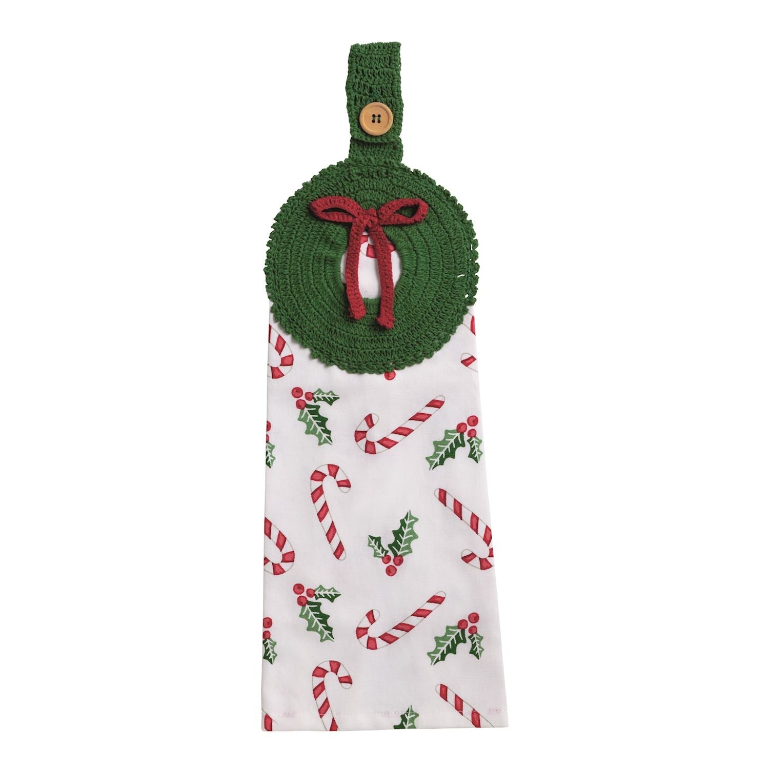Wreath Crochet Towel - Ballyhoo Boutique and Gift