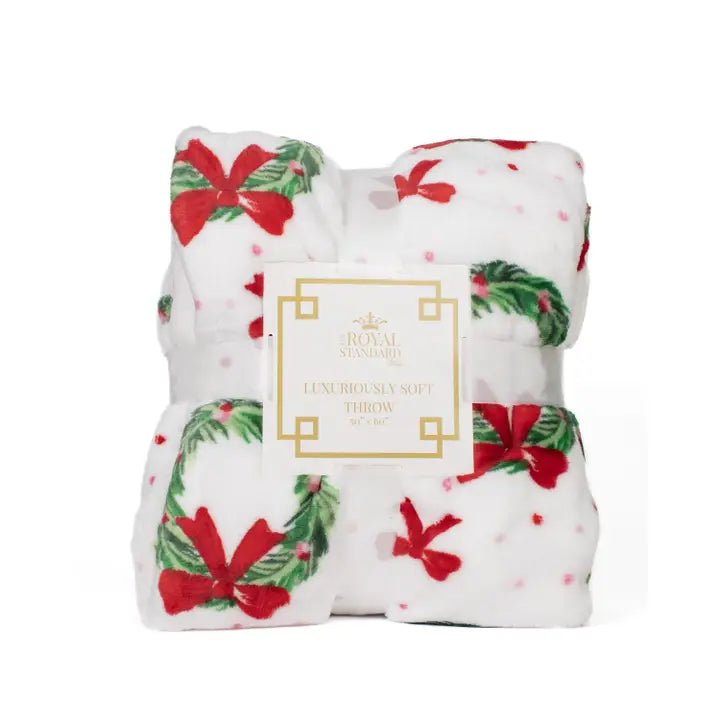 Wreath Throw - Ballyhoo Boutique and Gift
