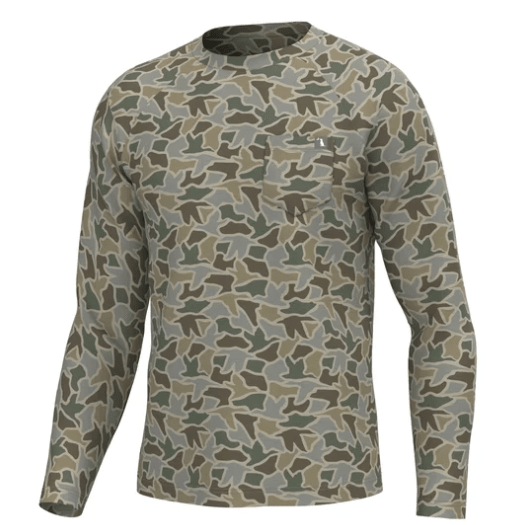 Youth L/S Heather Blend Crew - Ballyhoo Boutique and Gift