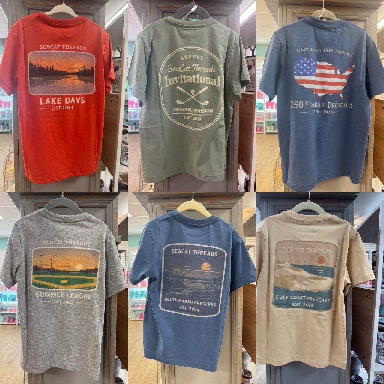 YOUTH Sea Cat Summer Tee Collection - Ballyhoo Boutique and Gift