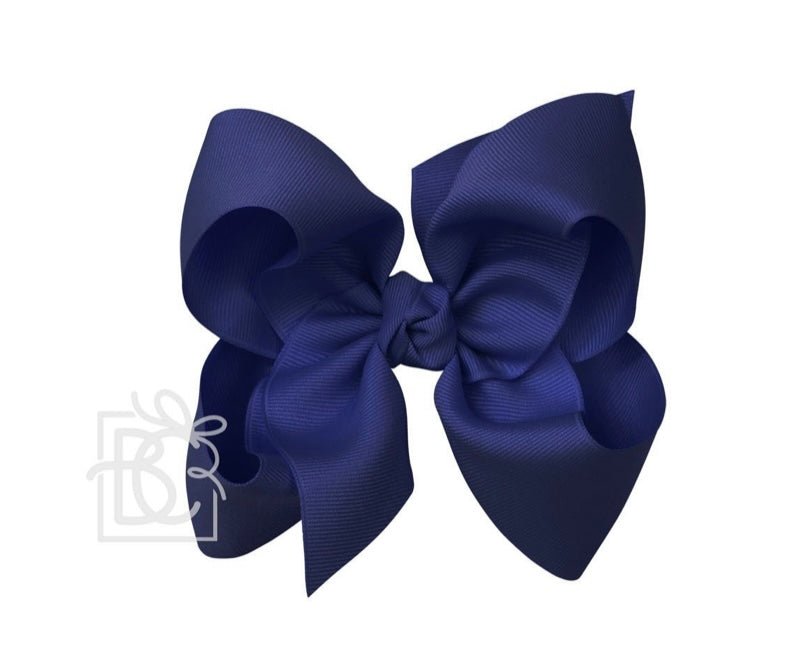 5.5 Bow w/Knot on Alligator Clip - Ballyhoo Boutique and Gift