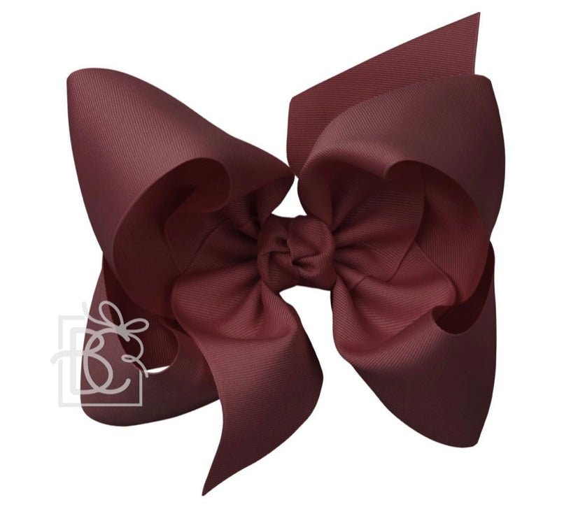 5.5 Bow w/Knot on Alligator Clip - Ballyhoo Boutique and Gift
