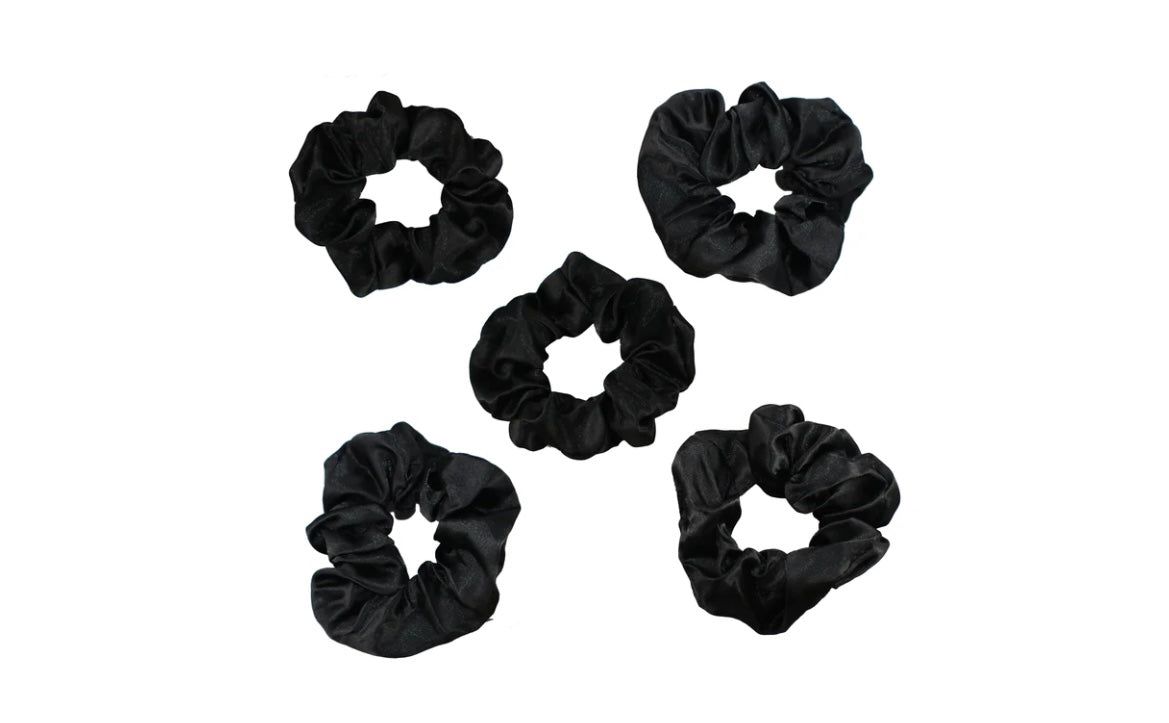 5pk silk scrunchies - Ballyhoo Boutique and Gift