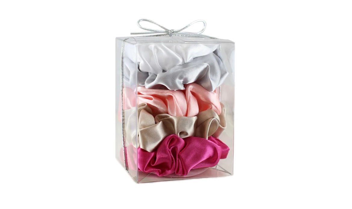 5pk silk scrunchies - Ballyhoo Boutique and Gift