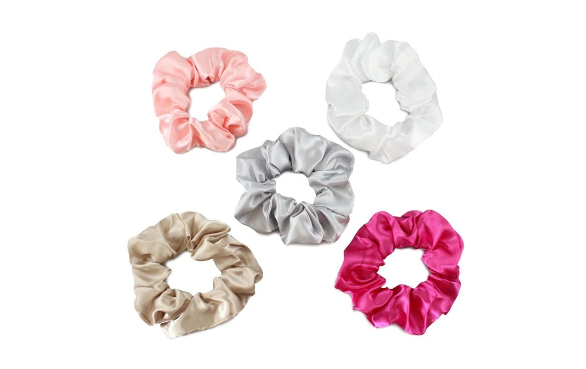 5pk silk scrunchies - Ballyhoo Boutique and Gift