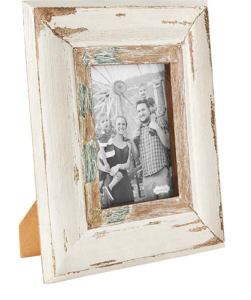 5x7 cream weathered frame - Ballyhoo Boutique and Gift